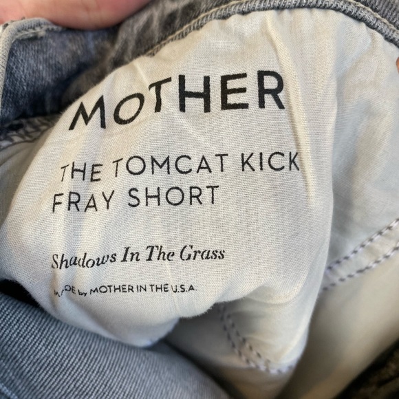 MOTHER Tomcat kick fray short / shadows in the grass - Picture 5 of 5